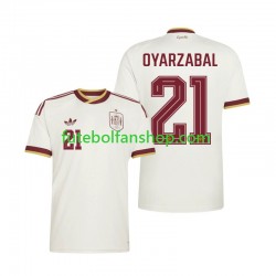 Camisola Alternativo Seleção Espanhola Mikel Oyarzabal 21 World Cup 2026 Manga Curta ,Homem