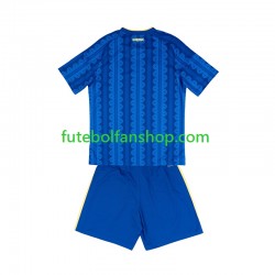 Camisola Alternativo Seleção Sueca World Cup 2026 Manga Curta ,Criança