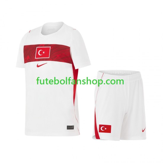 Camisola Alternativo Seleção Turca World Cup 2026 Manga Curta ,Criança
