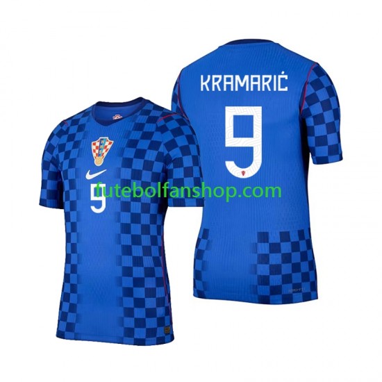 Camisola Alternativo Seleção Croata Andrej Kramaric 9 World Cup 2026 Manga Curta ,Homem