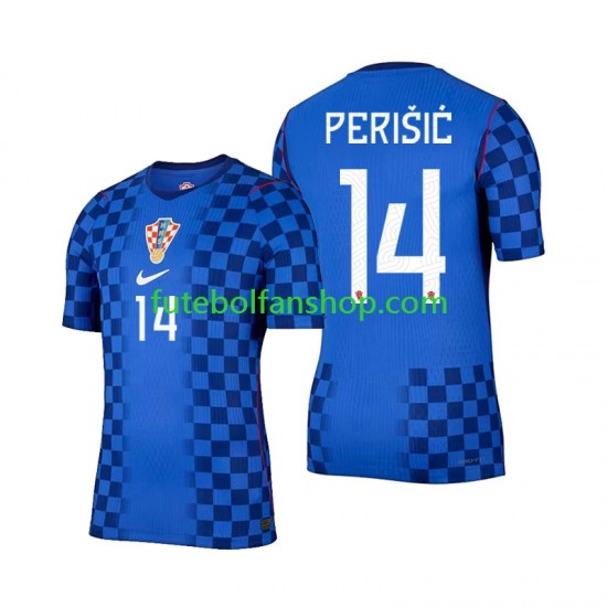 Camisola Alternativo Seleção Croata Ivan Perisic 14 World Cup 2026 Manga Curta ,Homem