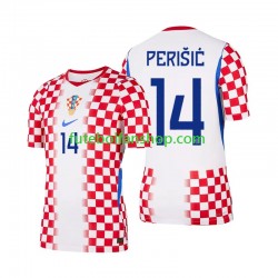 Camisola Principal Seleção Croata Ivan Perisic 14 World Cup 2026 Manga Curta ,Homem