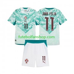 Camisola Alternativo Seleção Portuguesa Joao Felix 11 2026 2027 Manga Curta ,Criança