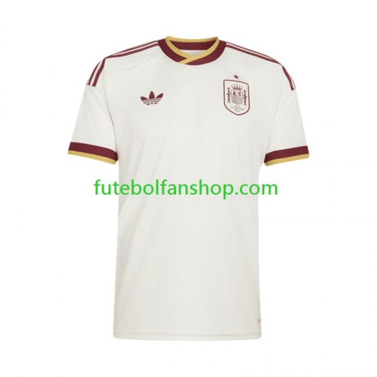 Camisola Alternativo Seleção Espanhola World Cup 2026 Manga Curta ,Homem