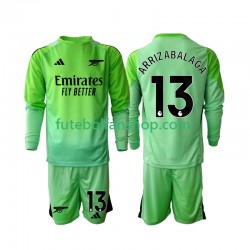 Camisola Alternativo Guarda-redes Arsenal Kepa Arrizabalaga 13 Época 2025/2026 Manga Comprida ,Criança