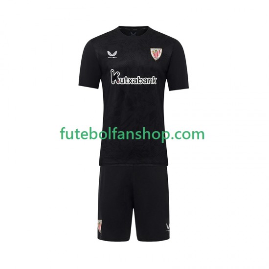 Camisola Principal Guarda-redes Athletic Bilbao Época 2025/2026 Manga Curta ,Criança