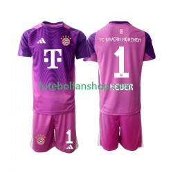 Camisola Alternativa (3ª) Guarda-redes Bayern de Munique Manuel Neuer 1 Época 2025/2026 Manga Curta ,Criança