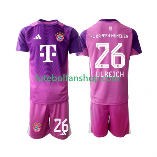 Camisola Alternativa (3ª) Guarda-redes Bayern de Munique Sven Ulreich 26 Época 2025/2026 Manga Curta ,Criança