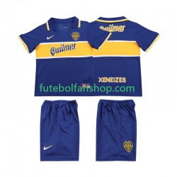 Camisola Principal CA Boca Juniors Retro 1996 1997 Manga Curta ,Criança