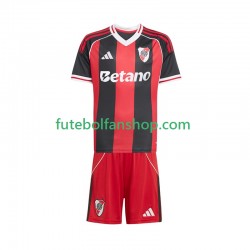Camisola Alternativo CA River Plate Época 2025/2026 Manga Curta ,Criança