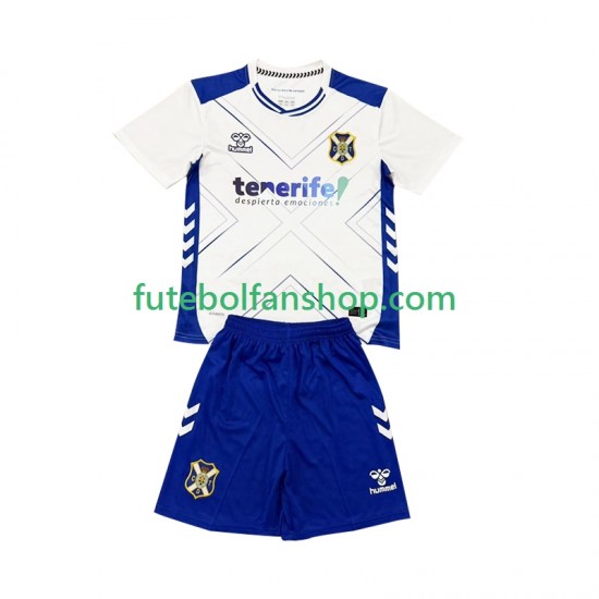 Camisola Principal CD Tenerife Época 2025/2026 Manga Curta ,Criança