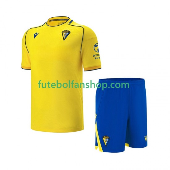 Camisola Principal Cádiz CF Época 2025/2026 Manga Curta ,Criança