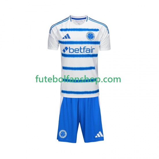 Camisola Alternativo Cruzeiro Época 2025/2026 Manga Curta ,Criança