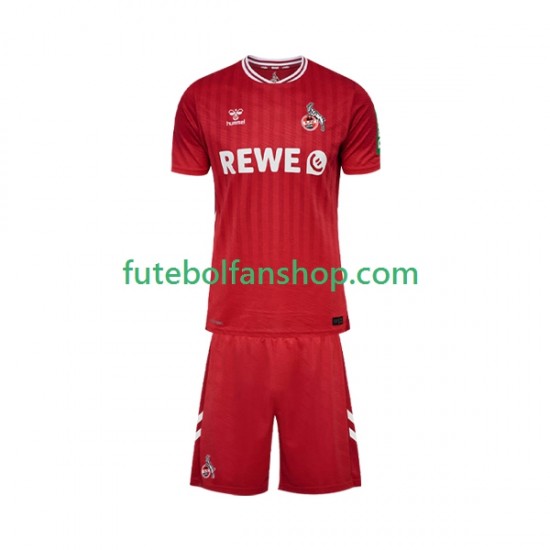 Camisola Alternativo FC Köln Época 2025/2026 Manga Curta ,Criança