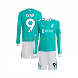 Camisola Alternativa (2ª) Liverpool ISAK 9 Época 2025/2026 Manga Comprida ,Criança