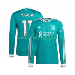 Camisola Alternativa (2ª) Liverpool Mohamed Salah 11 Época 2025/2026 Manga Comprida ,Homem
