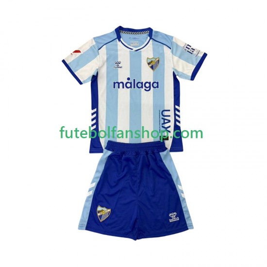 Camisola Principal Málaga CF Época 2025/2026 Manga Curta ,Criança