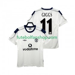 Camisola Alternativo Manchester United GIGGS 11 Retro 2000 2001 Manga Curta ,Homem