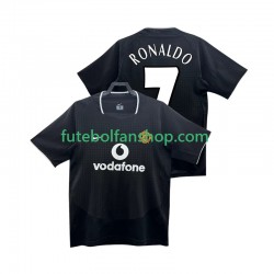 Camisola Alternativo Manchester United RONALDO 7 Retro 2002 2004 Manga Curta ,Homem