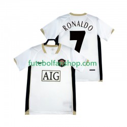 Camisola Alternativo Manchester United RONALDO 7 Retro 2006-2007 Manga Curta ,Homem