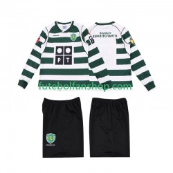 Camisola Principal Sporting CP Retro 2001 2003 Manga Comprida ,Criança