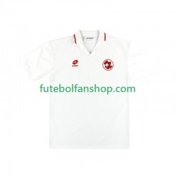 Camisola Alternativo Seleção Suíça Retro 1994 Manga Curta ,Homem