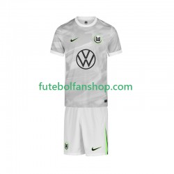 Camisola Alternativo VfL Wolfsburg Época 2025/2026 Manga Curta ,Criança