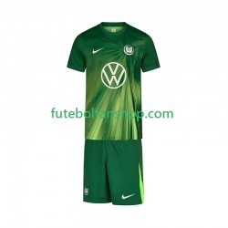 Camisola Principal VfL Wolfsburg Época 2025/2026 Manga Curta ,Criança